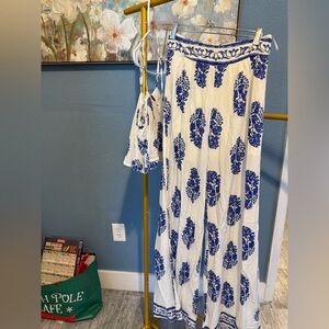 Boho pants and top set